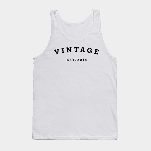 2018 vintage-año-12 000043 Tank Top by KukiStore